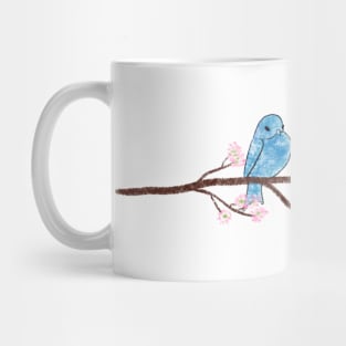 Blue Birds - Tattoo Design 2 Mug